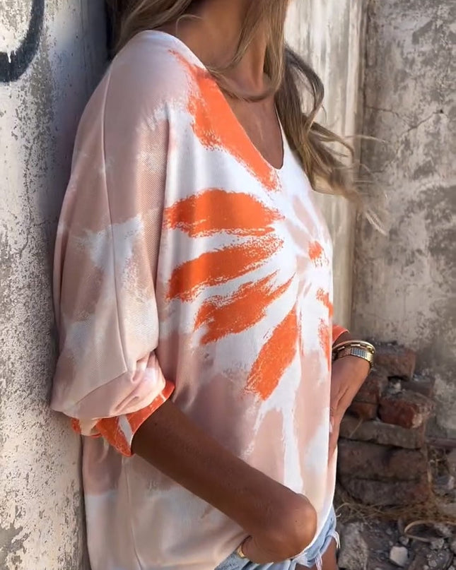 Demi | Charm Tie-dye Top