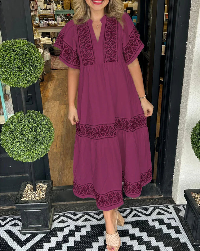 Sierra | Boho Maxi Gown