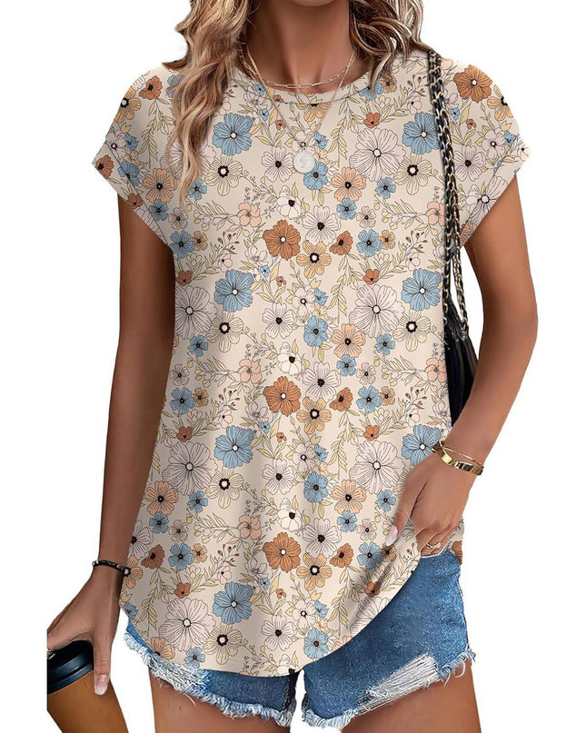 Necie | Chic Printed Blouse