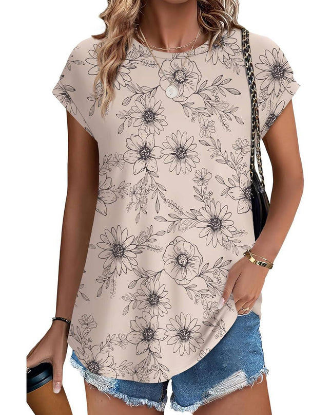 Necie | Chic Printed Blouse