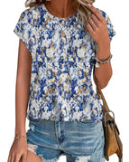 Blue Yellow Print / S