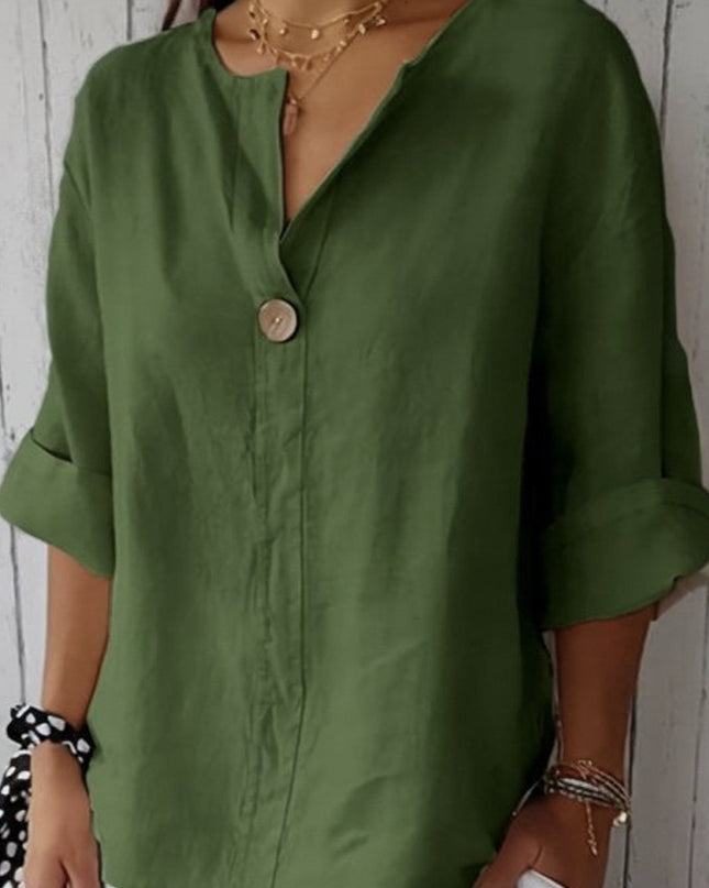 Zamma | Relaxed Linen Top