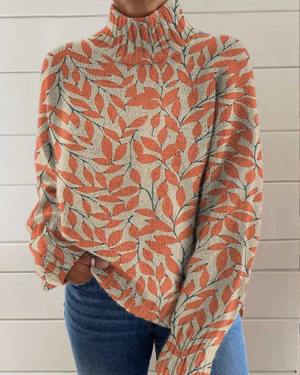 Autumn Grove Knit Turtleneck Sweater
