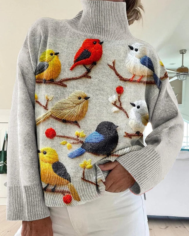 Birdsong Knit Turtleneck
