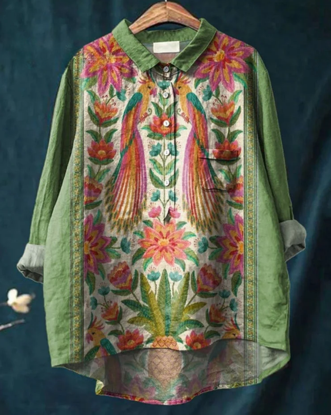 Edwina | Bloom Button Blouse