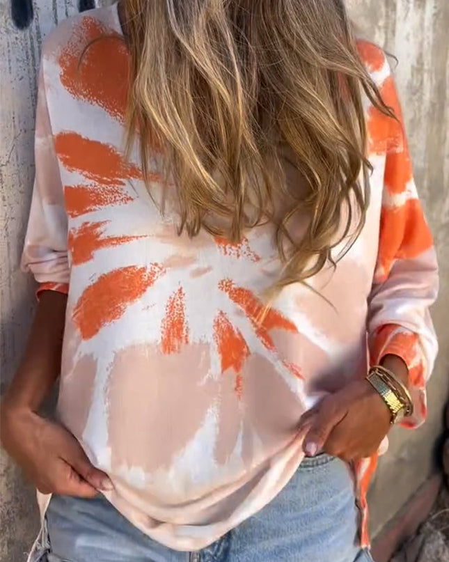 Demi | Charm Tie-dye Top