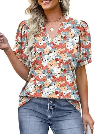 Klara | Vintage Floral Blouse