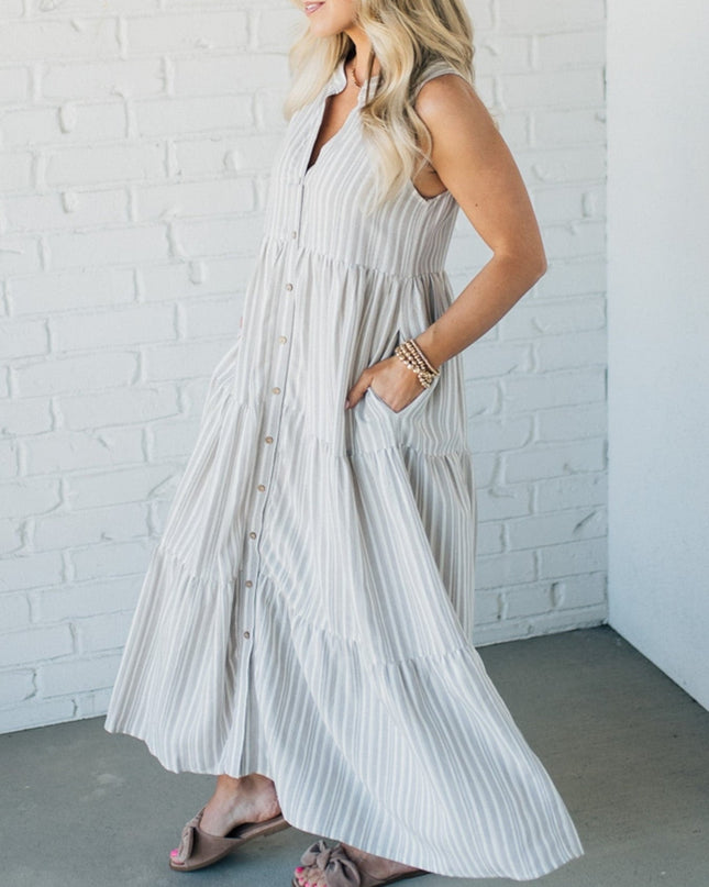 Gisela | Coastal Stripe Dress