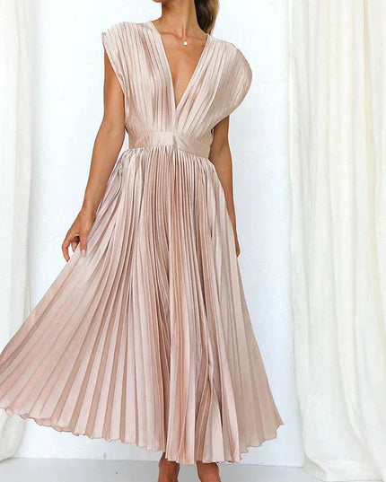 Gown | Graceful V-Neck Dress