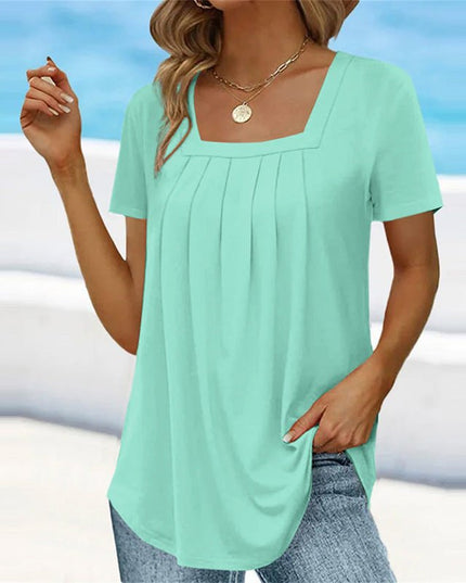 Coral | Pleated Blouse