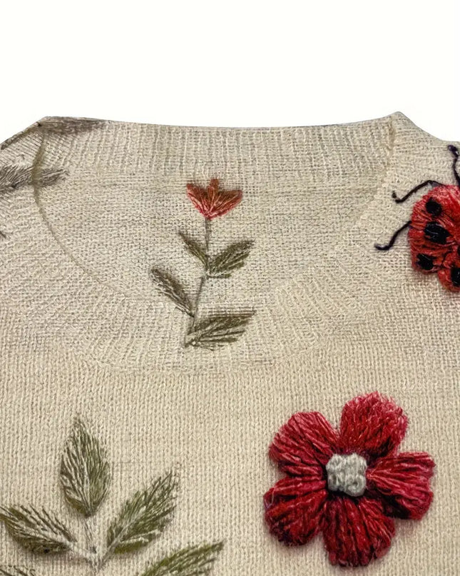 Wildflower Whimsy™ Knit Sweater