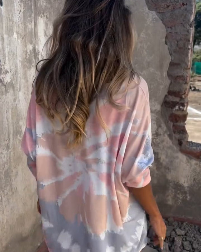 Demi | Charm Tie-dye Top