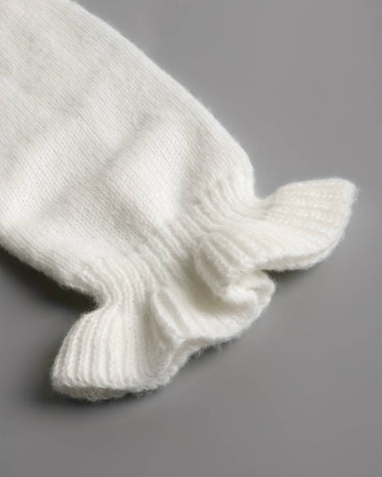 Mara | Plain Sweater With V-Neck and Buttons