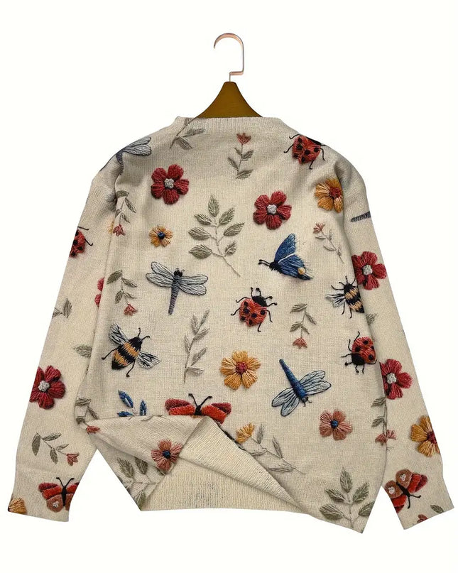 Wildflower Whimsy™ Knit Sweater