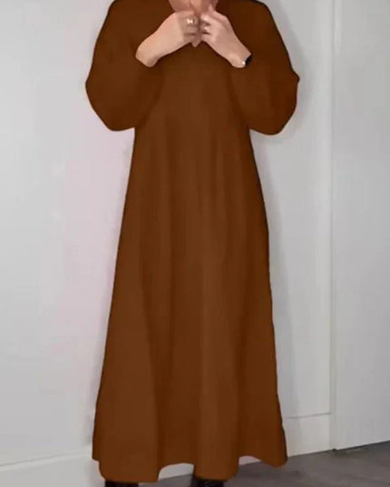 Penelope | V-Neck Linen Dress