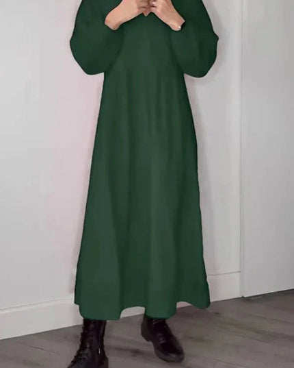 Penelope | V-Neck Linen Dress