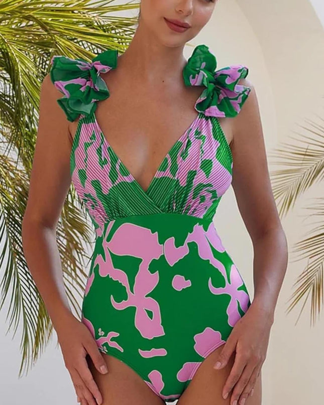 Mandy | Elegant Printed Swim Set