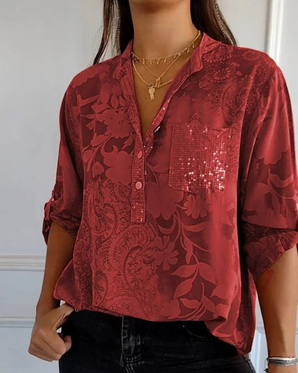 Pauline | Elegant Sequin Top