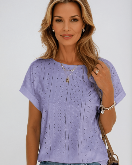 Liamo | Oceanview Eyelet Top