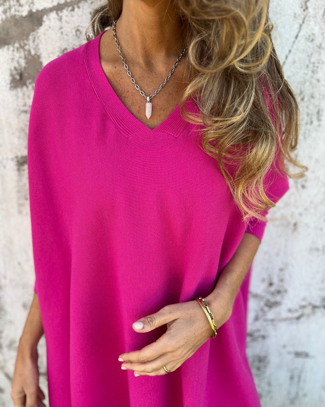 Amely | Batwing Knit Top