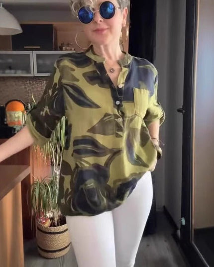 Rita | Relaxed Collar Blouse