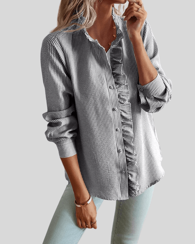 Alina | Elegant Ruffle Blouse