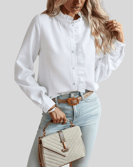 Alina | Elegant Ruffle Blouse