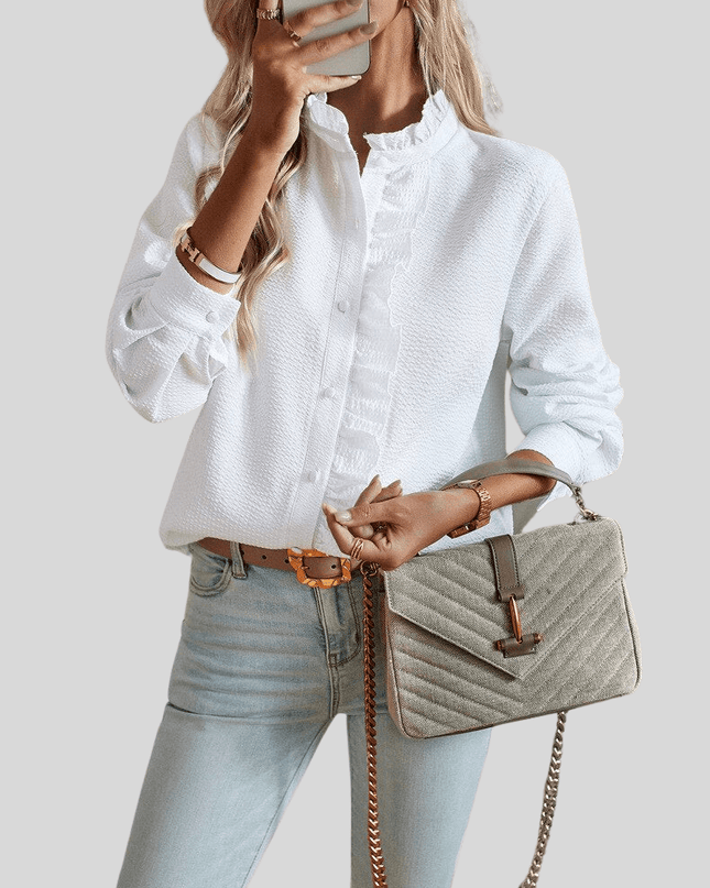 Alina | Elegant Ruffle Blouse