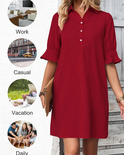 Cameron | Elegant Ruffle Dress