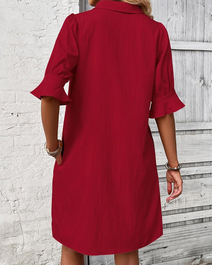 Cameron | Elegant Ruffle Dress