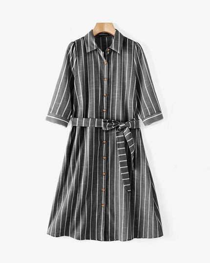 Blush Shoreline™ Belted Shirt Dress