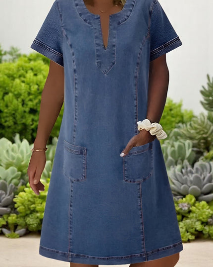 Gidget | Graceful Denim Dress