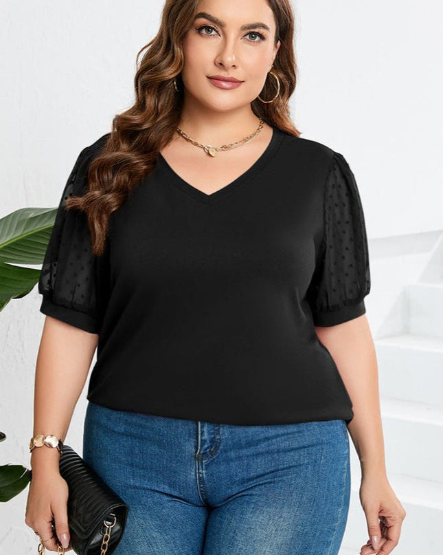 Helena | Sleek V-Neck Blouse