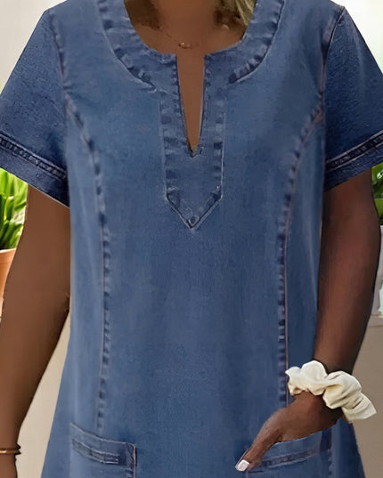 Gidget | Graceful Denim Dress