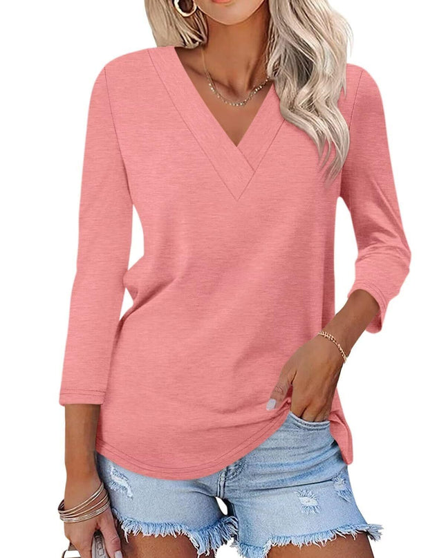 Mika | Classic V-Neck Tee