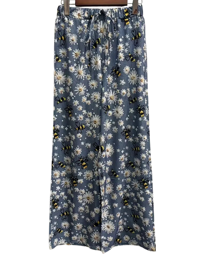 Bee & Daisy Printed Straight Leg Pants