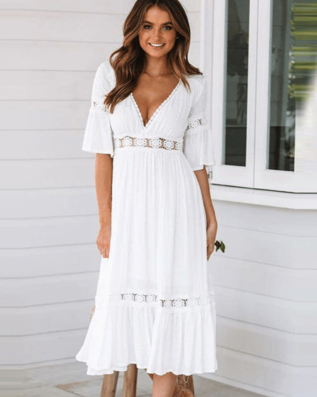Clea | Effortless White Dress