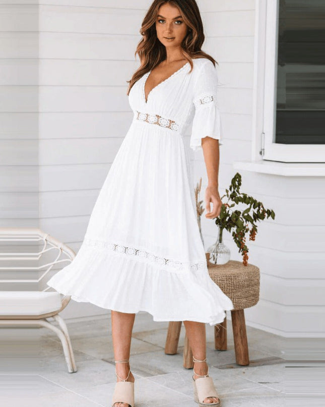 Clea | Effortless White Dress