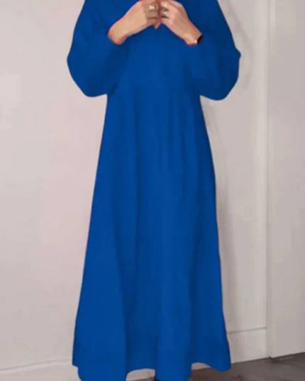 Penelope | V-Neck Linen Dress