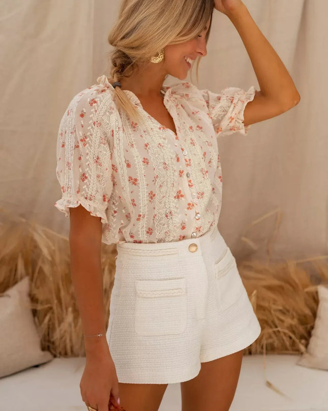Devon | Floral Charm Blouse