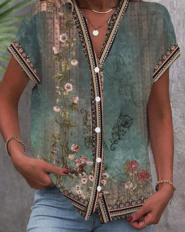 Braila | Watercolor Petal Blouse