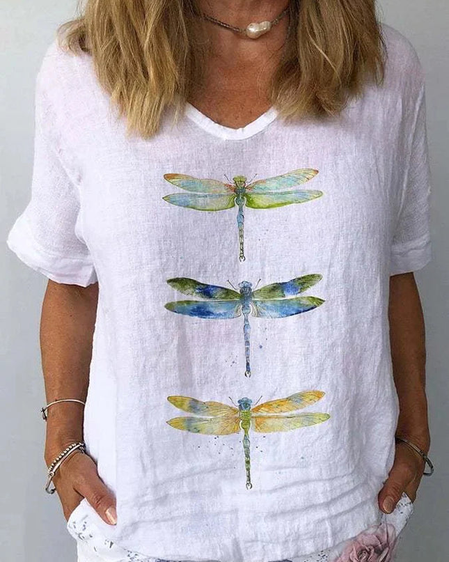 Stella | Retro V-Neck Top