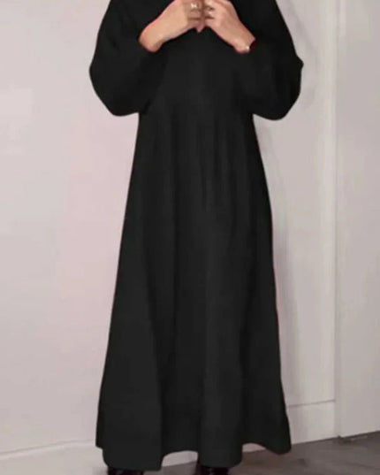 Penelope | V-Neck Linen Dress