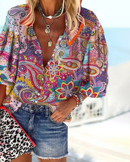 Isla | Abstract Flow Top