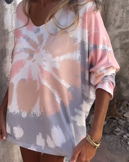 Demi | Charm Tie-dye Top