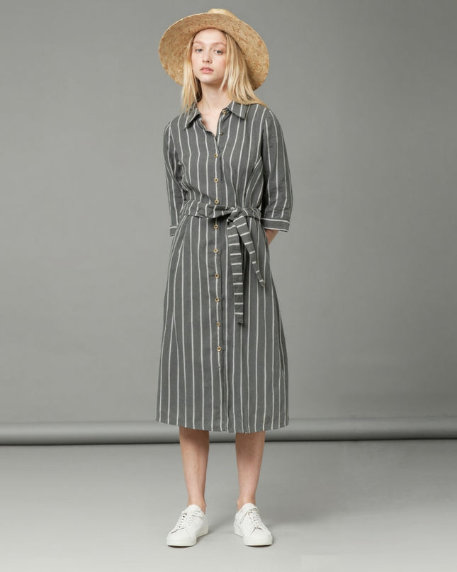 Blush Shoreline™ Belted Shirt Dress