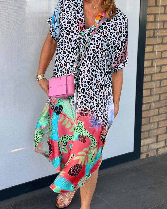 Seraphina | Casual Leopard Print Dress