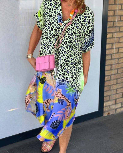 Seraphina | Casual Leopard Print Dress