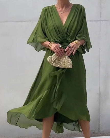 Shelly | Elegant v-neck Dress