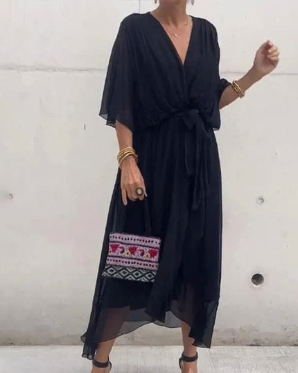 Shelly | Elegant v-neck Dress